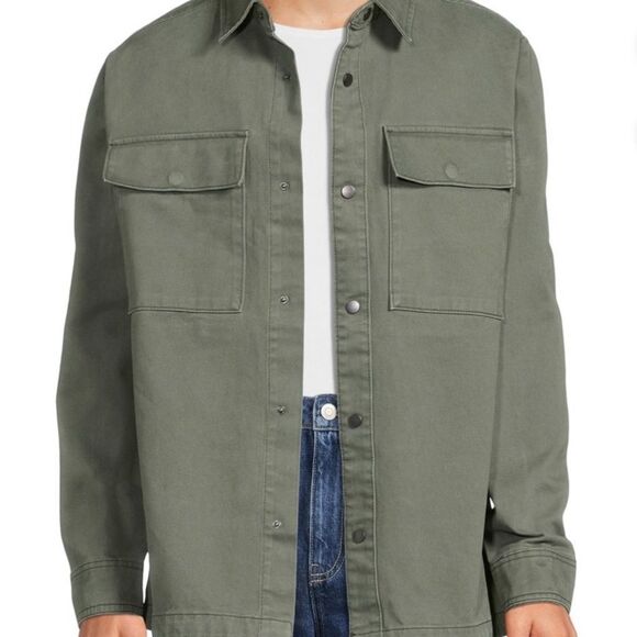 No Boundaries Other - Men's Loose Fit Corduroy Utility Pants and Twill Shirt Jacket (complete outfit.)